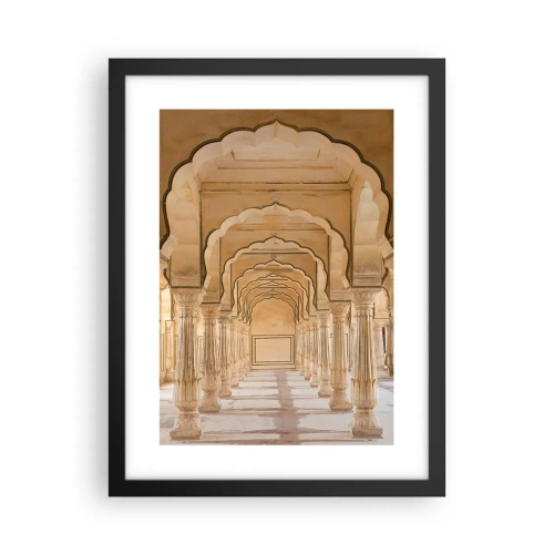 Póster en marco negro - En el palacio del sultán - 30x40 cm