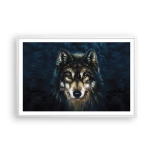 Póster en marco blanco - ¿Alfa? Y omega - 91x61 cm