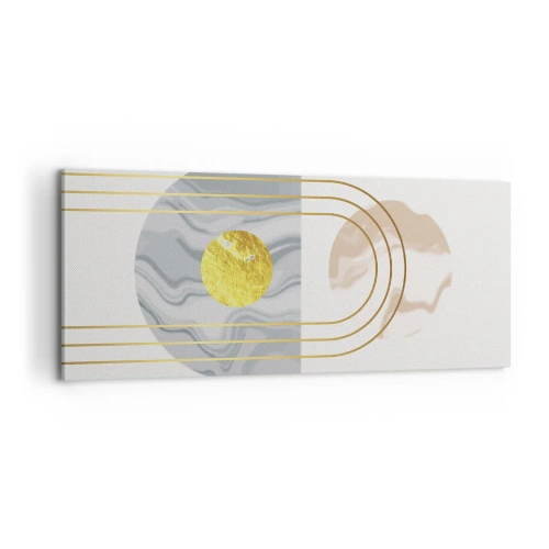 Cuadro sobre lienzo - Impresión de Imagen - Brillo y resplandor - 100x40 cm