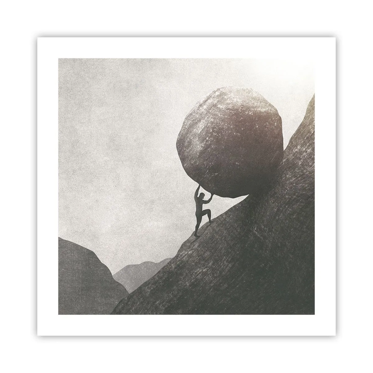 Póster - Creo, contra toda esperanza - 50x50 cm