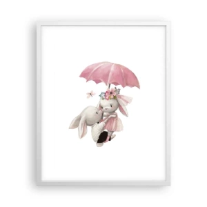 Póster en marco blanco - Esto es amor - 40x50 cm