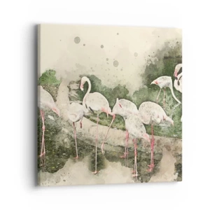 Cuadro sobre lienzo - Impresión de Imagen - Un sueño exótico - 40x40 cm