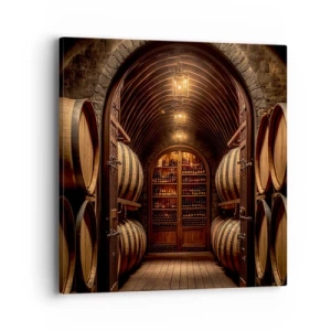 Cuadro sobre lienzo - Impresión de Imagen - Sótano atmosférico - 40x40 cm