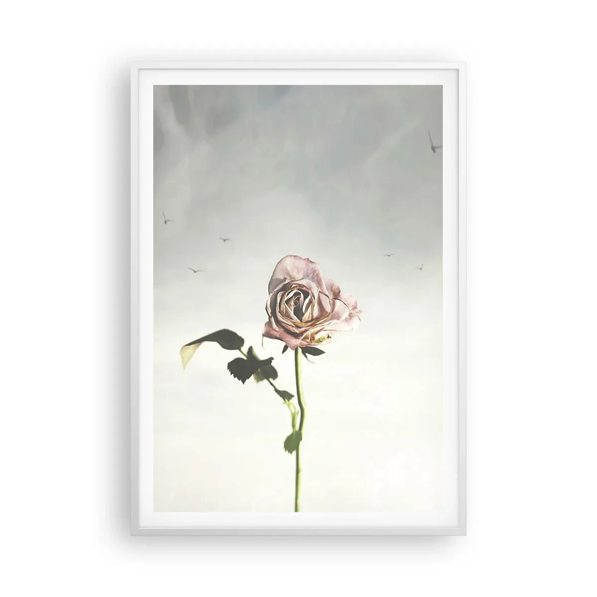 Póster en marco blanco - Bienvenida a la primavera - 70x100 cm