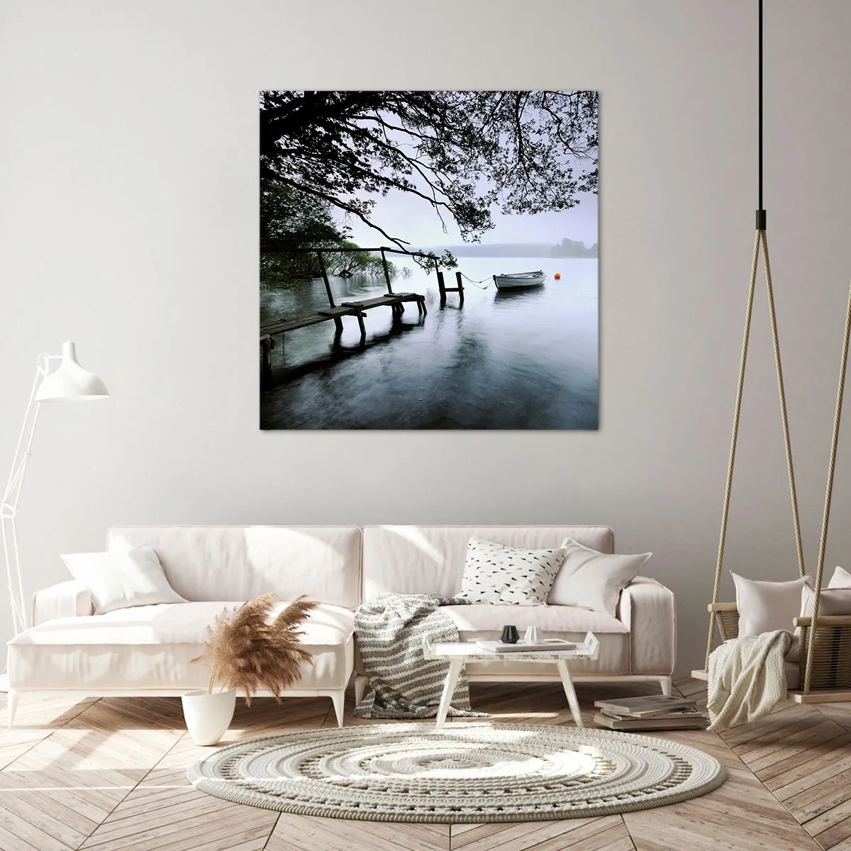 Cuadro sobre lienzo - Impresión de Imagen - Ya estás descansando - 60x60 cm