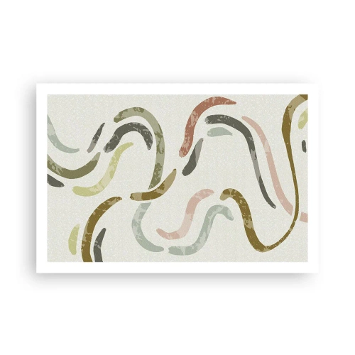 Póster - La alegre danza de la abstracción - 91x61 cm