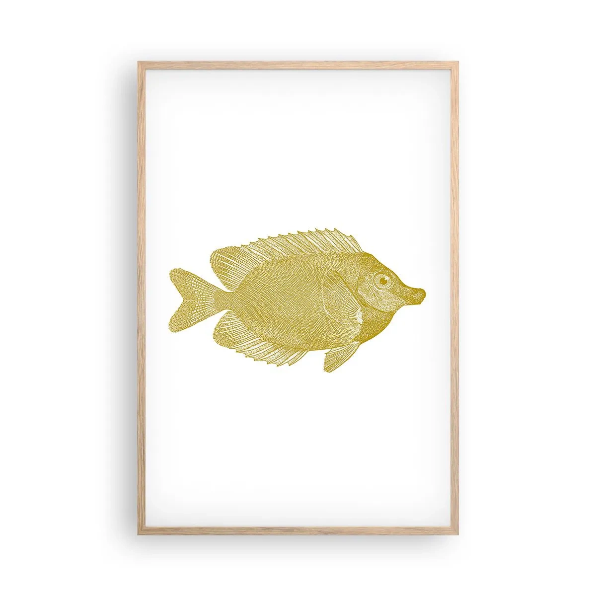 Póster en marco roble claro - No recuerdo quién eras - 61x91 cm