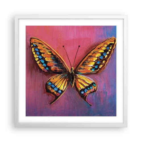 Póster en marco blanco - Una joya de la naturaleza - 50x50 cm