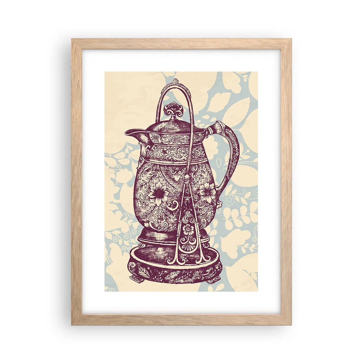 Póster en marco roble claro - La belleza de lo cotidiano - 30x40 cm