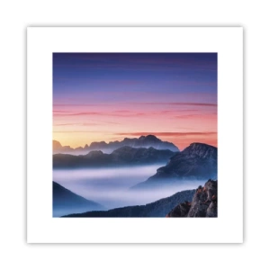 Póster - Sobre los valles - 30x30 cm