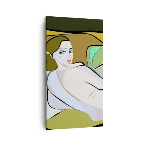 Cuadro sobre lienzo - Impresión de Imagen - Retrato íntimo - 45x80 cm