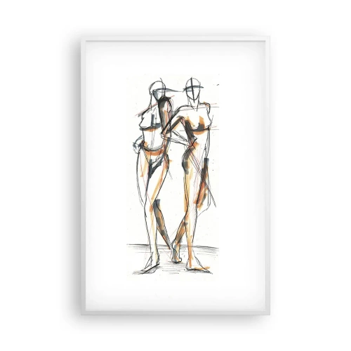 Póster en marco blanco - Un estudio sobre el encanto - 61x91 cm