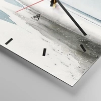 Esfera sin numeración, con rayas