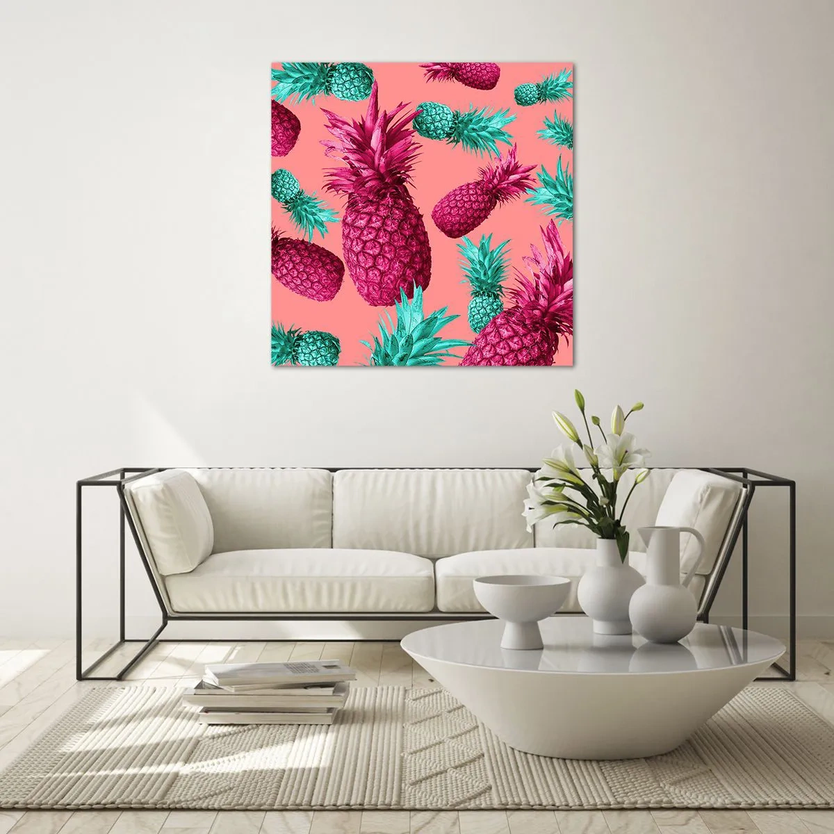 Cuadro sobre vidrio - Impresiones sobre Vidrio - La libertad es dulce - 40x40 cm