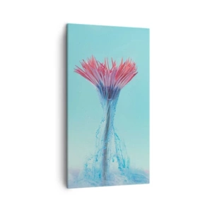 Cuadro sobre lienzo - Impresión de Imagen - En un abrazo vigorizante - 45x80 cm