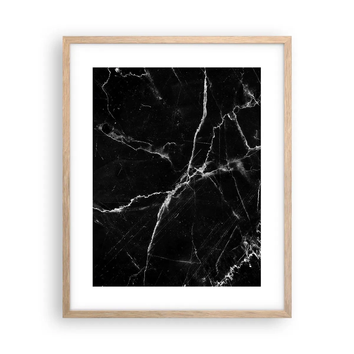 Póster en marco roble claro - La vida secreta de la piedra - 40x50 cm