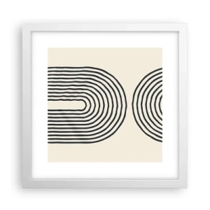 Póster en marco blanco - Próximamente... - 30x30 cm