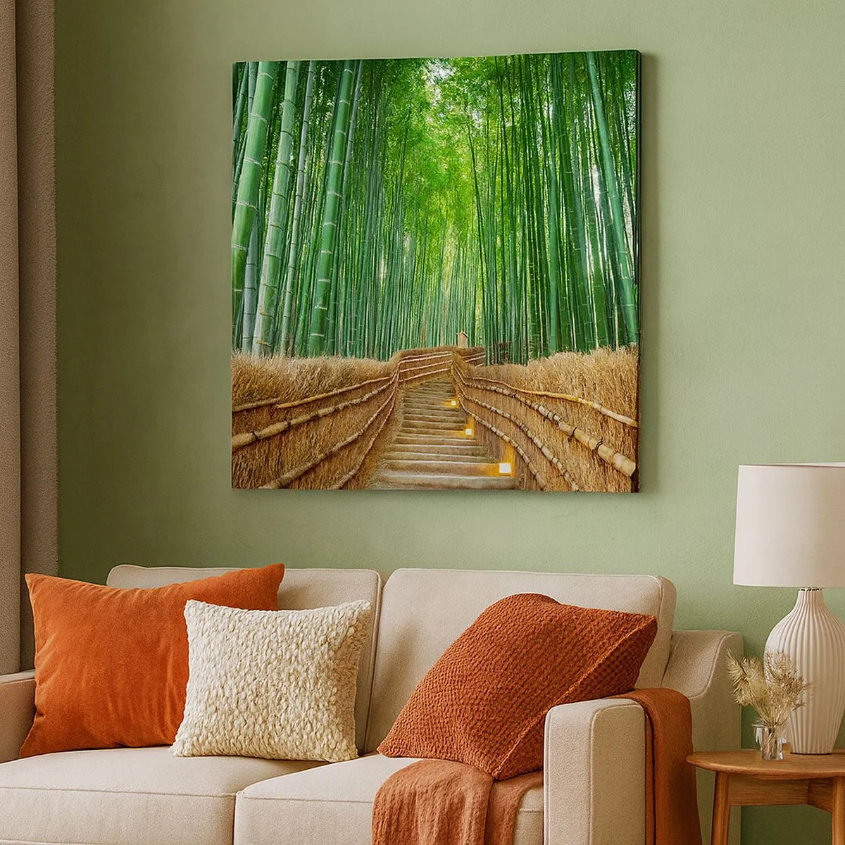 Cuadro sobre lienzo - Impresión de Imagen - La esencia de la naturaleza asiática - 30x30 cm