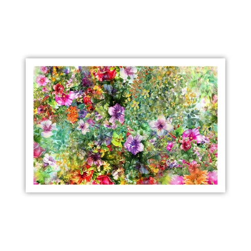 Póster - En flores a la perdición - 91x61 cm