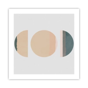 Póster - Círculo tras círculo - 50x50 cm