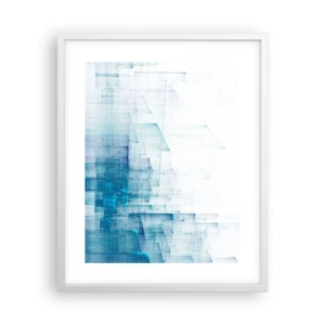 Póster en marco blanco - Cómo se hizo el espacio - 40x50 cm