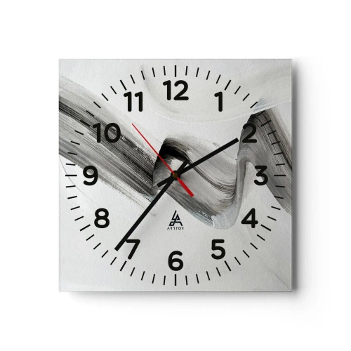 Reloj de pared - Reloj de vidrio - Solo por diversión - 40x40 cm