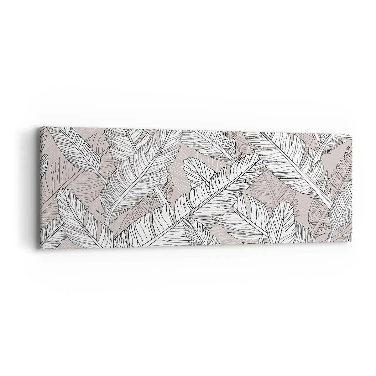 Cuadro sobre lienzo - Impresión de Imagen - Turbulencias de plumas - 90x30 cm