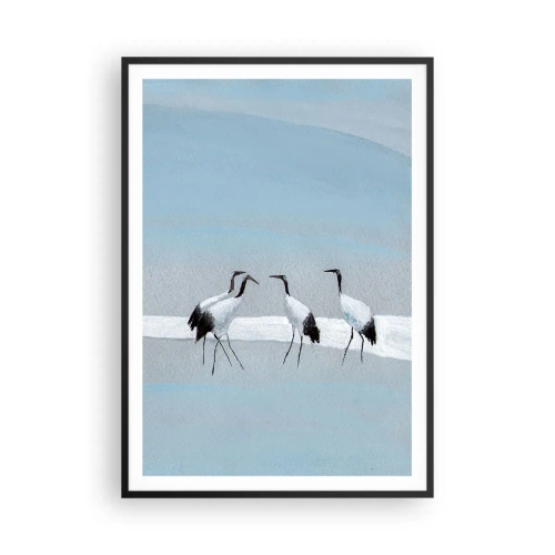 Póster en marco negro - Después de un día caluroso - 70x100 cm