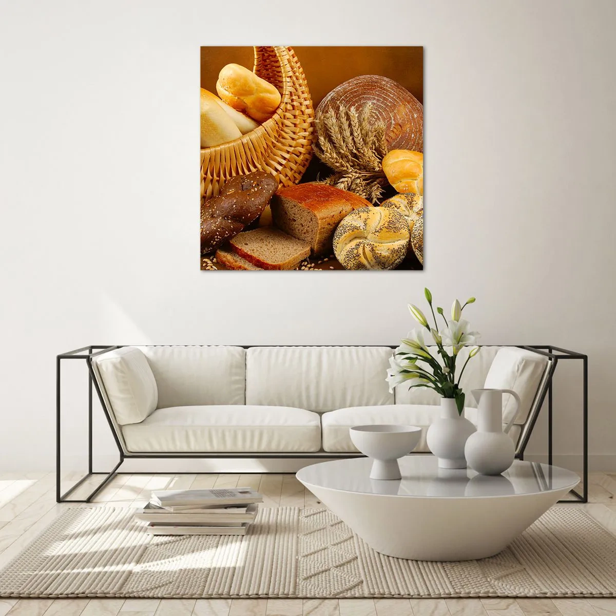 Cuadro sobre vidrio - Impresiones sobre Vidrio - Nos han vuelto a hornear - 40x40 cm