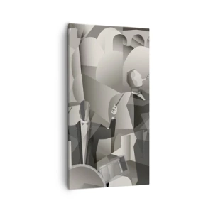 Cuadro sobre lienzo - Impresión de Imagen - En el espacio de los sonidos - 55x100 cm