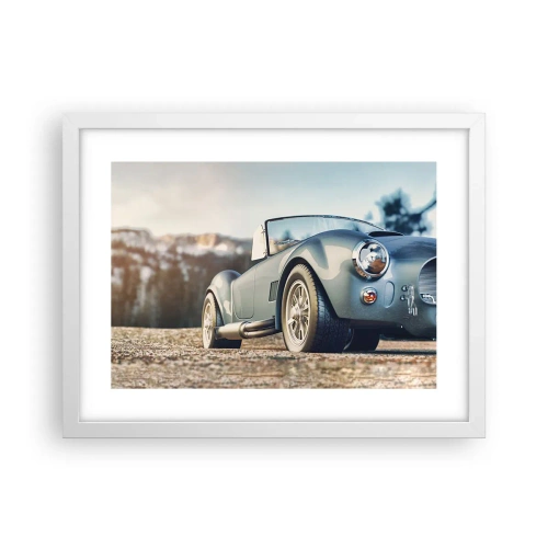 Póster en marco blanco - Porque el estilo importa - 40x30 cm