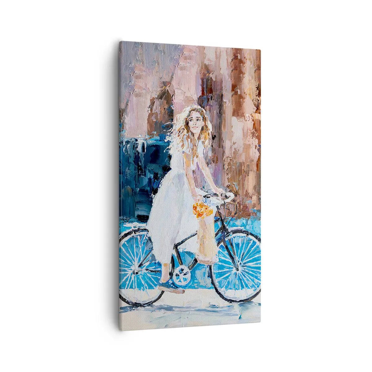 Cuadro sobre lienzo - Impresión de Imagen - Alegría por la mañana - 55x100 cm