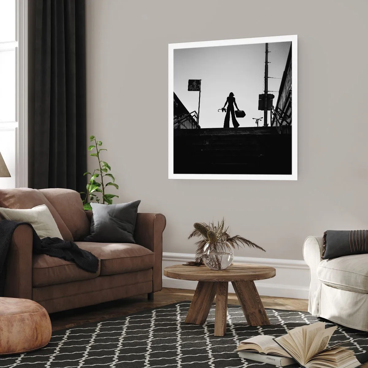 Póster - Paseo urbano - 40x40 cm