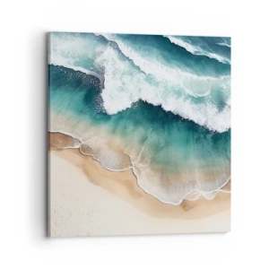 Cuadro sobre lienzo - Impresión de Imagen - Un encuentro eterno - 70x70 cm