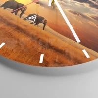 Esfera sin numeración, con rayas