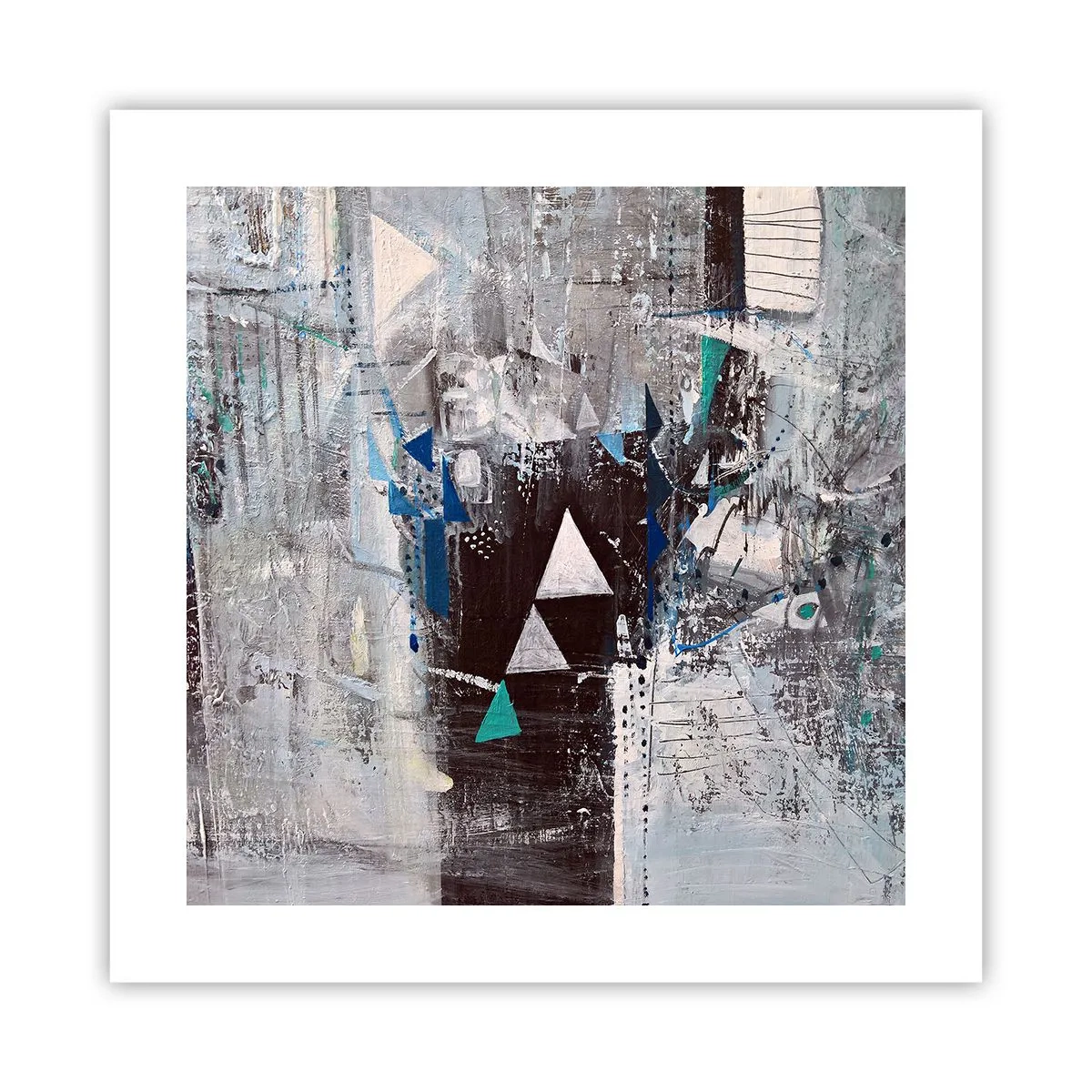 Póster - El orden superior de los triángulos - 40x40 cm