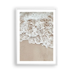 Póster en marco blanco - Enseguida volvemos - 50x70 cm