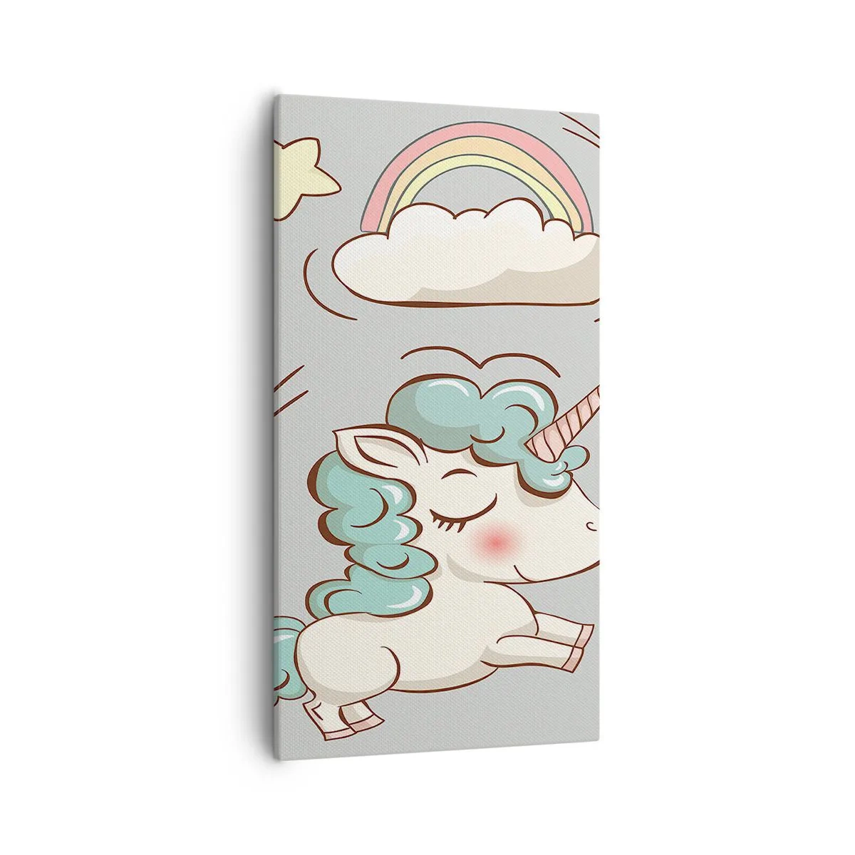 Cuadro sobre lienzo - Impresión de Imagen - Estoy seguro de que existen - 55x100 cm