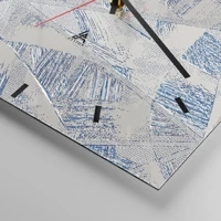 Esfera sin numeración, con rayas