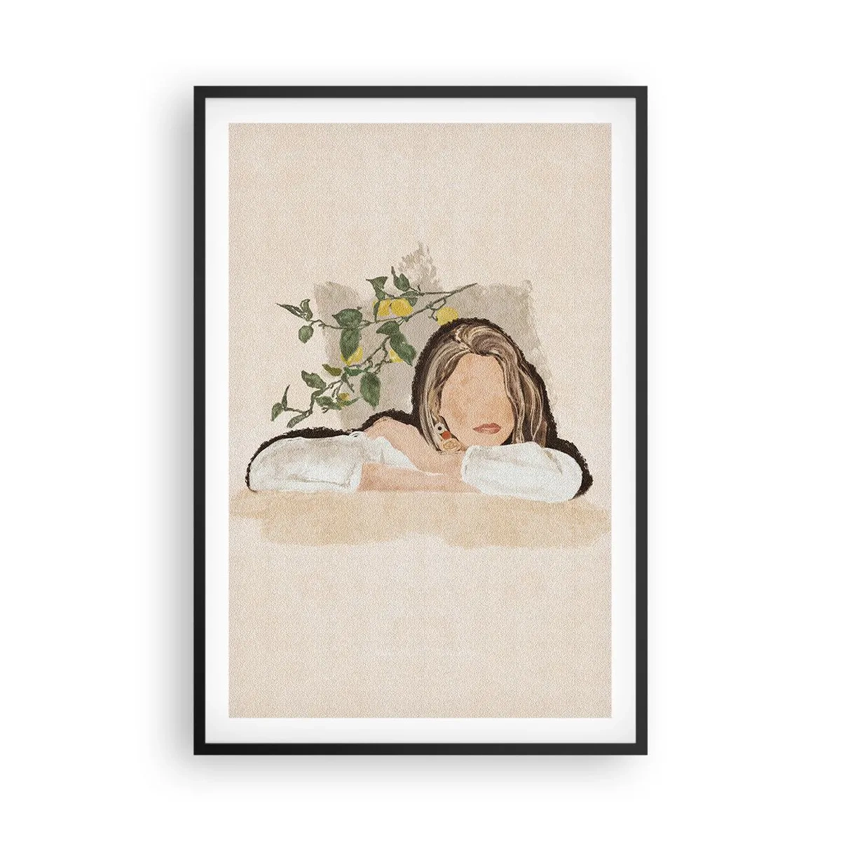 Póster en marco negro - La belleza del sur - 61x91 cm