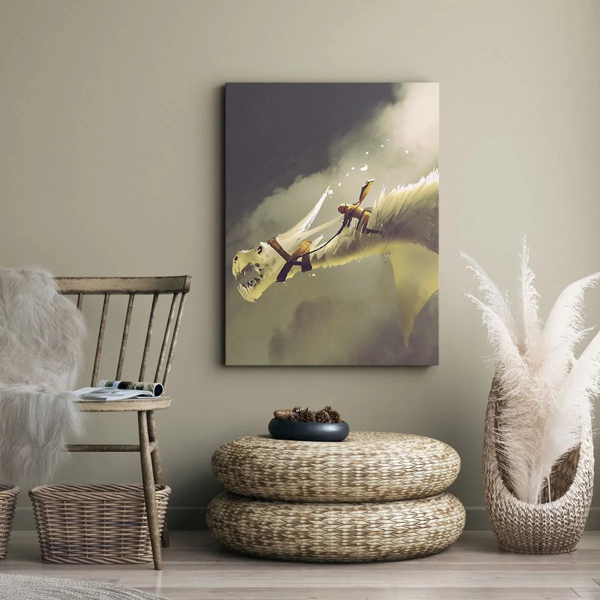 Cuadro sobre lienzo - Impresión de Imagen - Al rescate - 65x120 cm