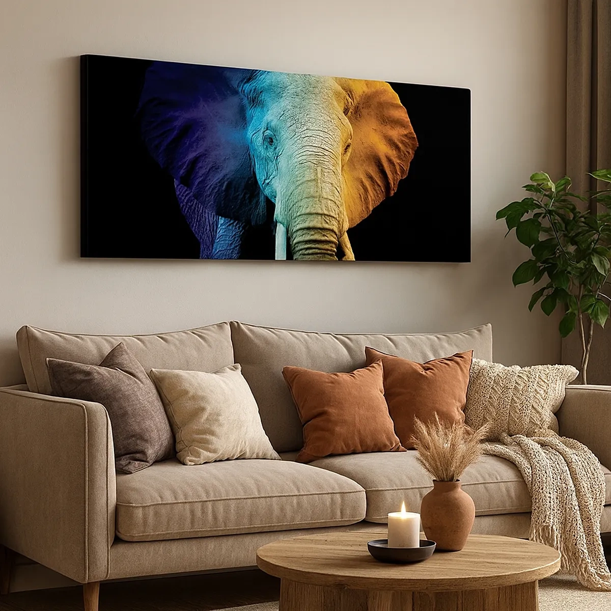 Cuadro sobre lienzo - Impresión de Imagen - Excéntrico, no un bicho raro - 30x30 cm