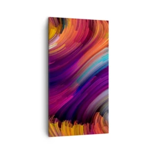 Cuadro sobre lienzo - Impresión de Imagen - El comienzo de un nuevo mundo - 45x80 cm