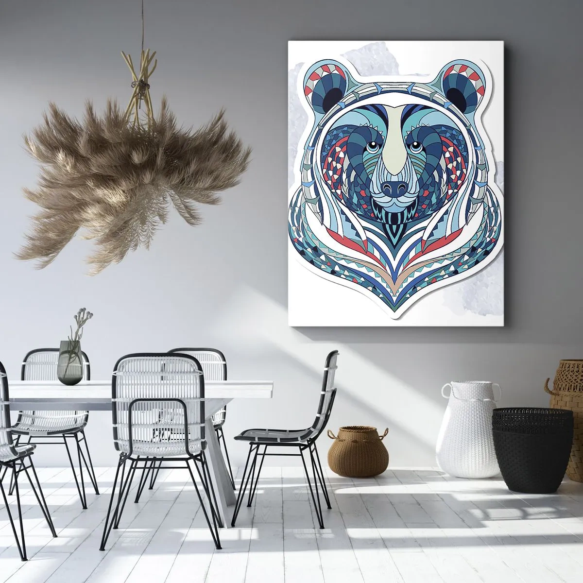 Cuadro sobre lienzo - Impresión de Imagen - ¡Viva Groenlandia! - 45x80 cm