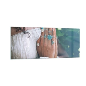 Cuadro sobre vidrio - Impresiones sobre Vidrio - Conocimiento interior - 100x40 cm