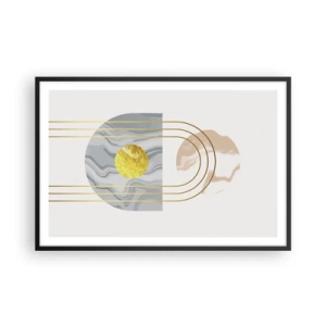 Póster en marco negro - Brillo y resplandor - 91x61 cm