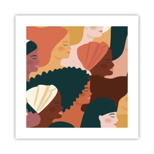 Póster - La feminidad - 40x40 cm