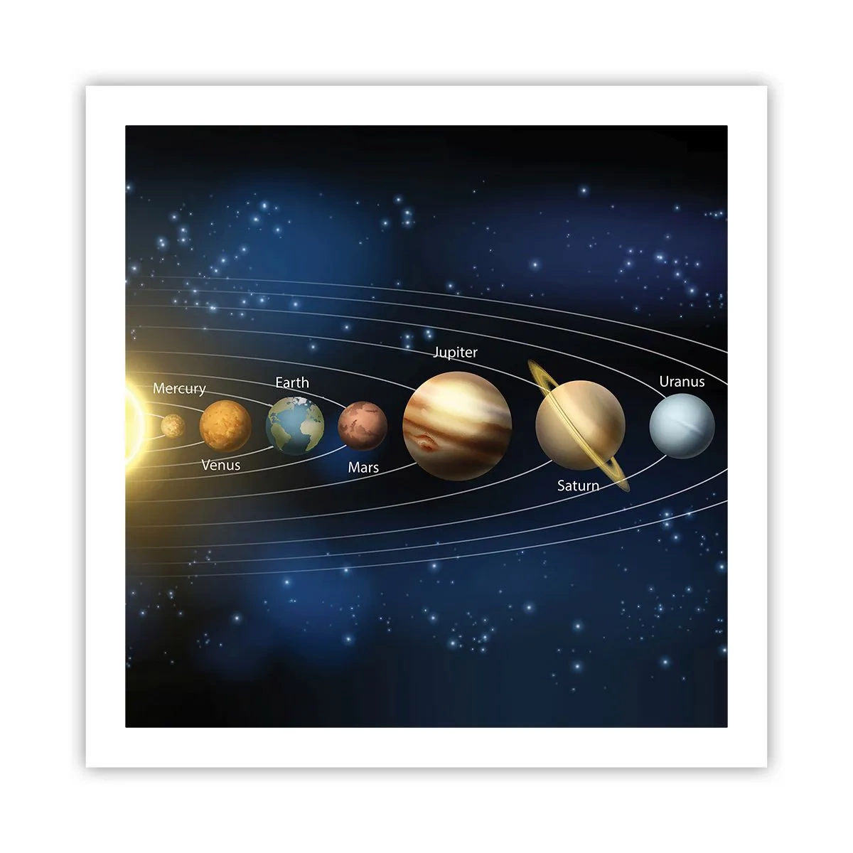 Póster - Uno de diez - 60x60 cm