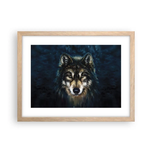 Póster en marco roble claro - ¿Alfa? Y omega - 40x30 cm