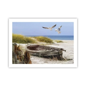 Póster - Bañada por el viento - 70x50 cm